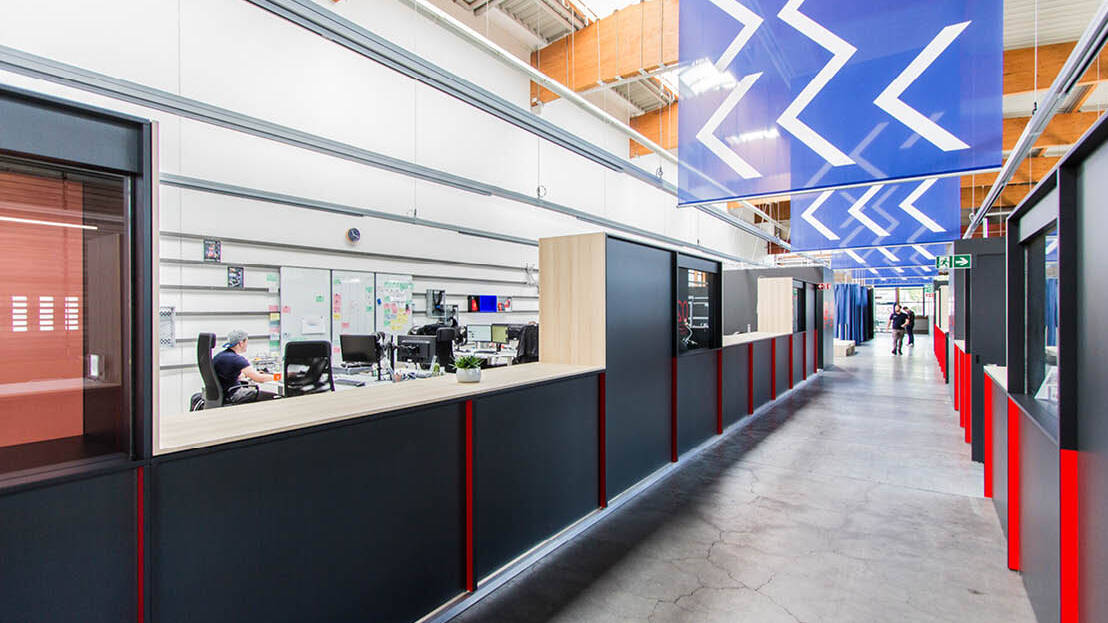 [Translate to Englisch:] FESTEINBAU SHOWROOM/BRANDED OFFICES IN AUGSBURG - GERMAN BIONIC SYSTEMS